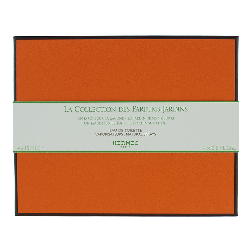 Hermès La Collection Des Parfums - Jardins 4 Piece Gift Set: Eau de Toilette 15m - Box