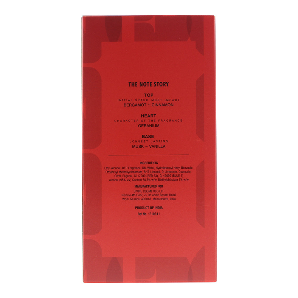 Embark My Passion For Him Eau de Parfum 100ml - Ingredients