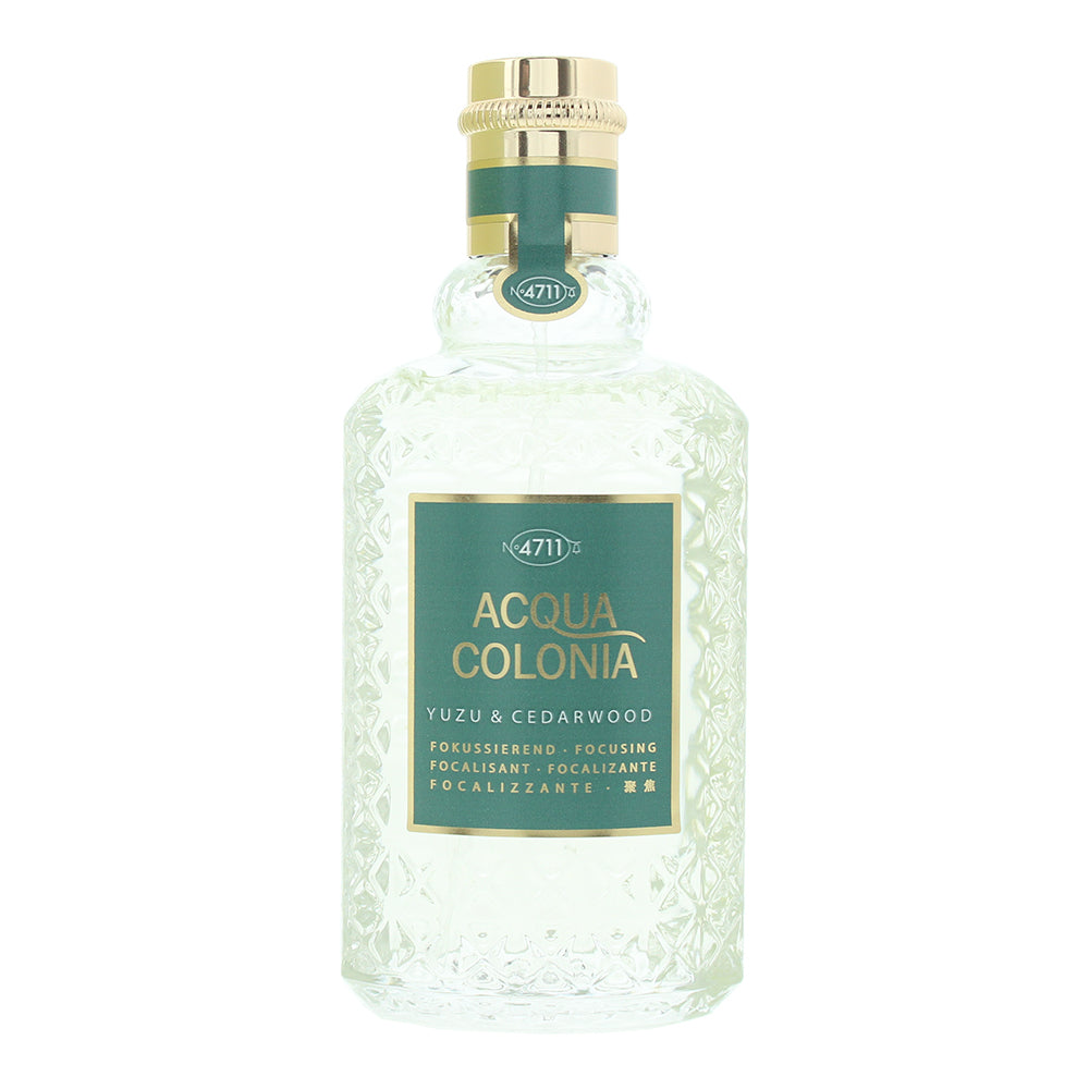 4711 Acqua Colonia Yuzu & Cedarwood Eau de Cologne 100ml - Product