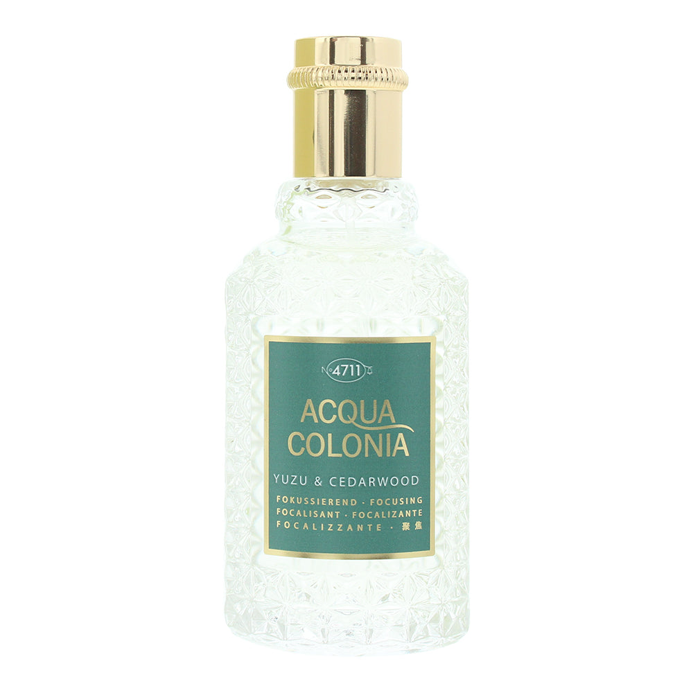 4711 Acqua Colonia Yuzu & Cedarwood Eau de Cologne 50ml - Product