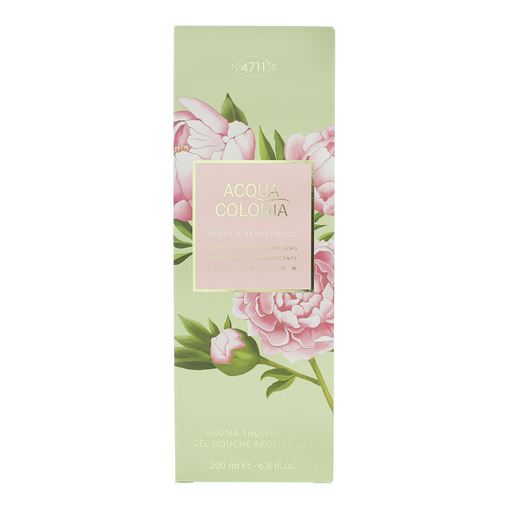 4711 Acqua Colonia Peony & Sandalwood Shower Gel 200ml - Box