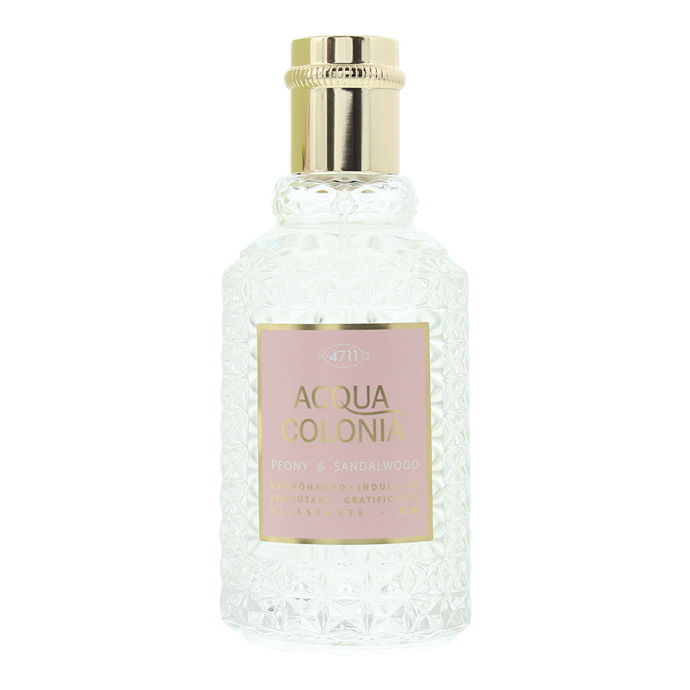 4711 Acqua Colonia Peony & Sandalwood Eau de Cologne 50ml - Product