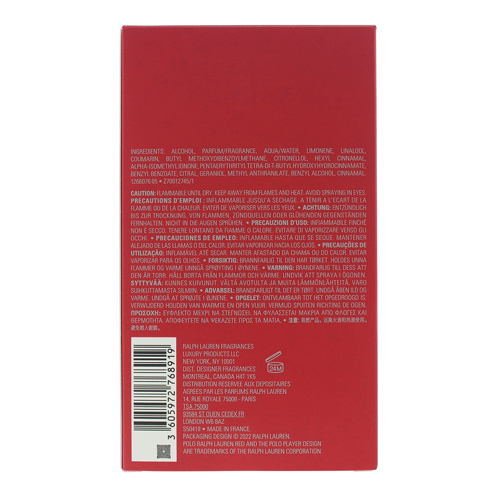 Ralph Lauren Polo Red Parfum 125ml