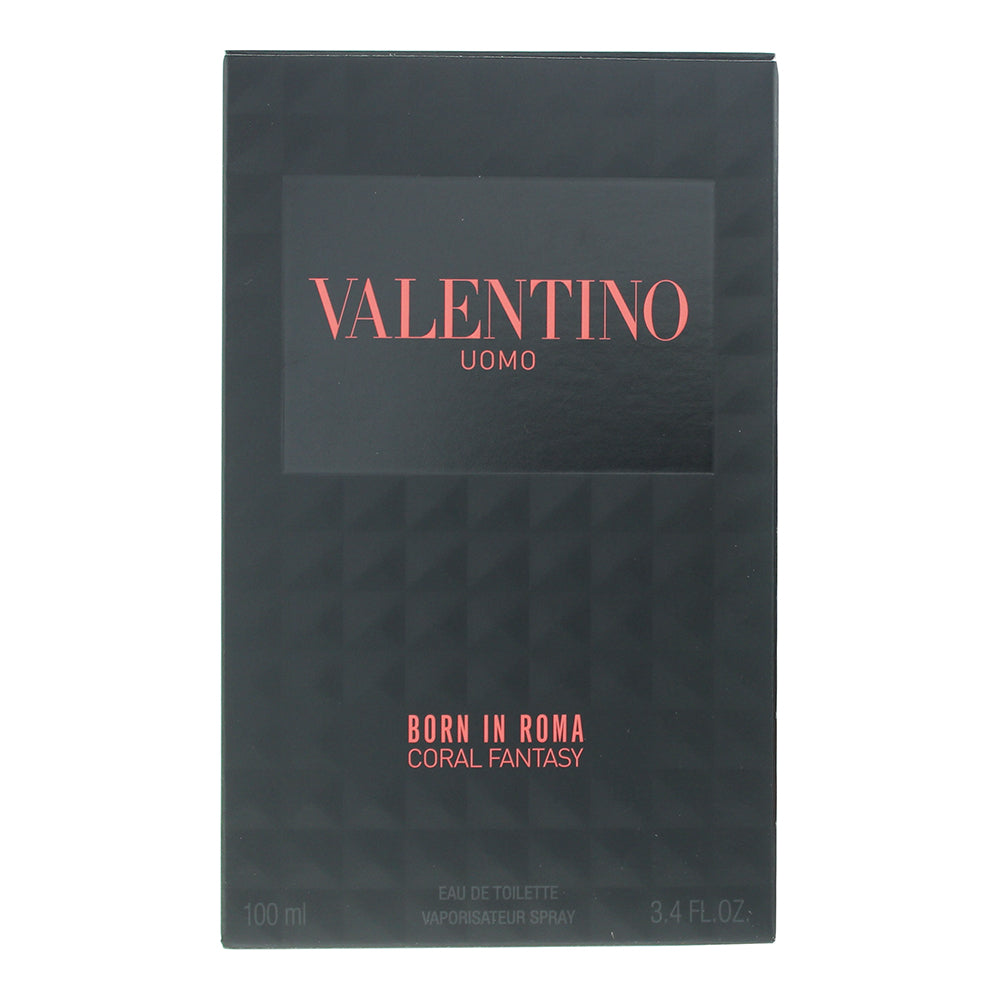 Valentino Uomo Born In Roma Coral Fantasy Eau de Toilette 100ml - Box