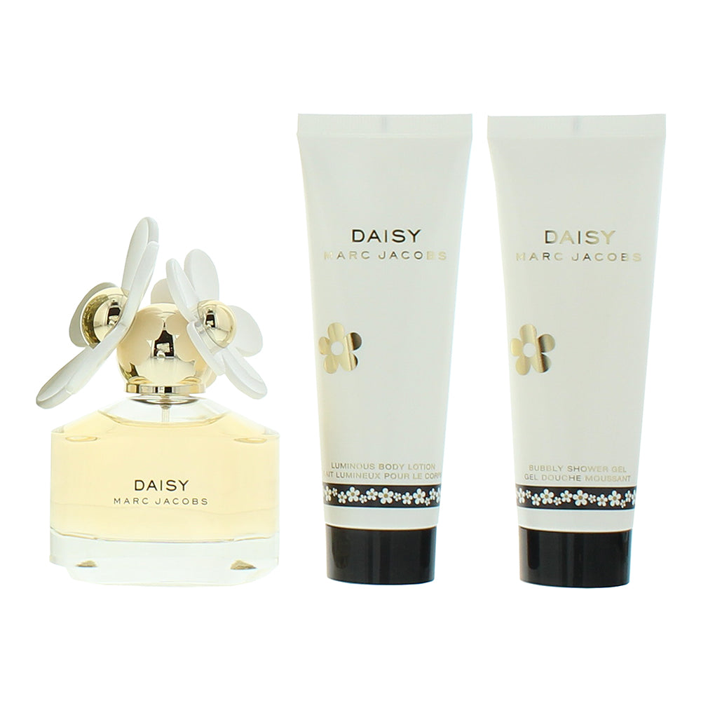 Marc Jacobs Daisy 3 Piece Gift Set: Eau de Toilette 50ml - Body Lotion 75ml - Sh - Product