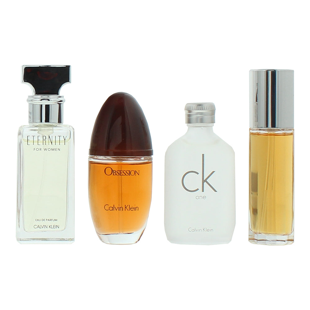 Calvin Klein Mini 4 Piece Gift Set: One Eau de Toilette 15ml - Obsession Eau de  - Product