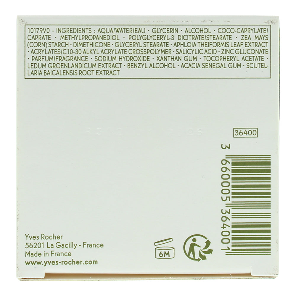 Yves Rocher Sebo Vegetal Zero Blemish Gel Cream 50ml