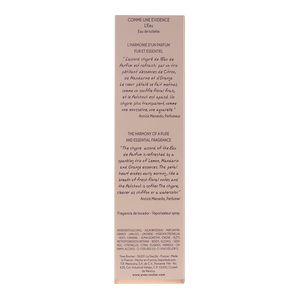 Yves Rocher Comme Une Evidence L' Eau de Parfum 75ml