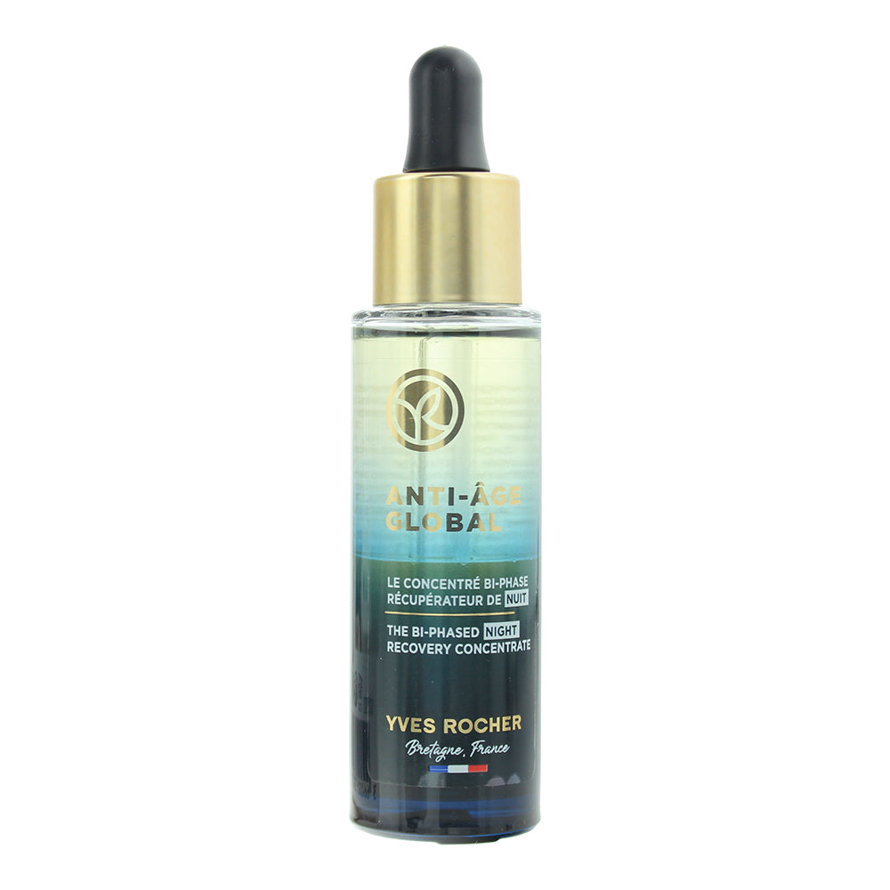 Yves Rocher Anti Age Global The Bi-Phased Night Recovery Concentrate Serum 30ml - Product