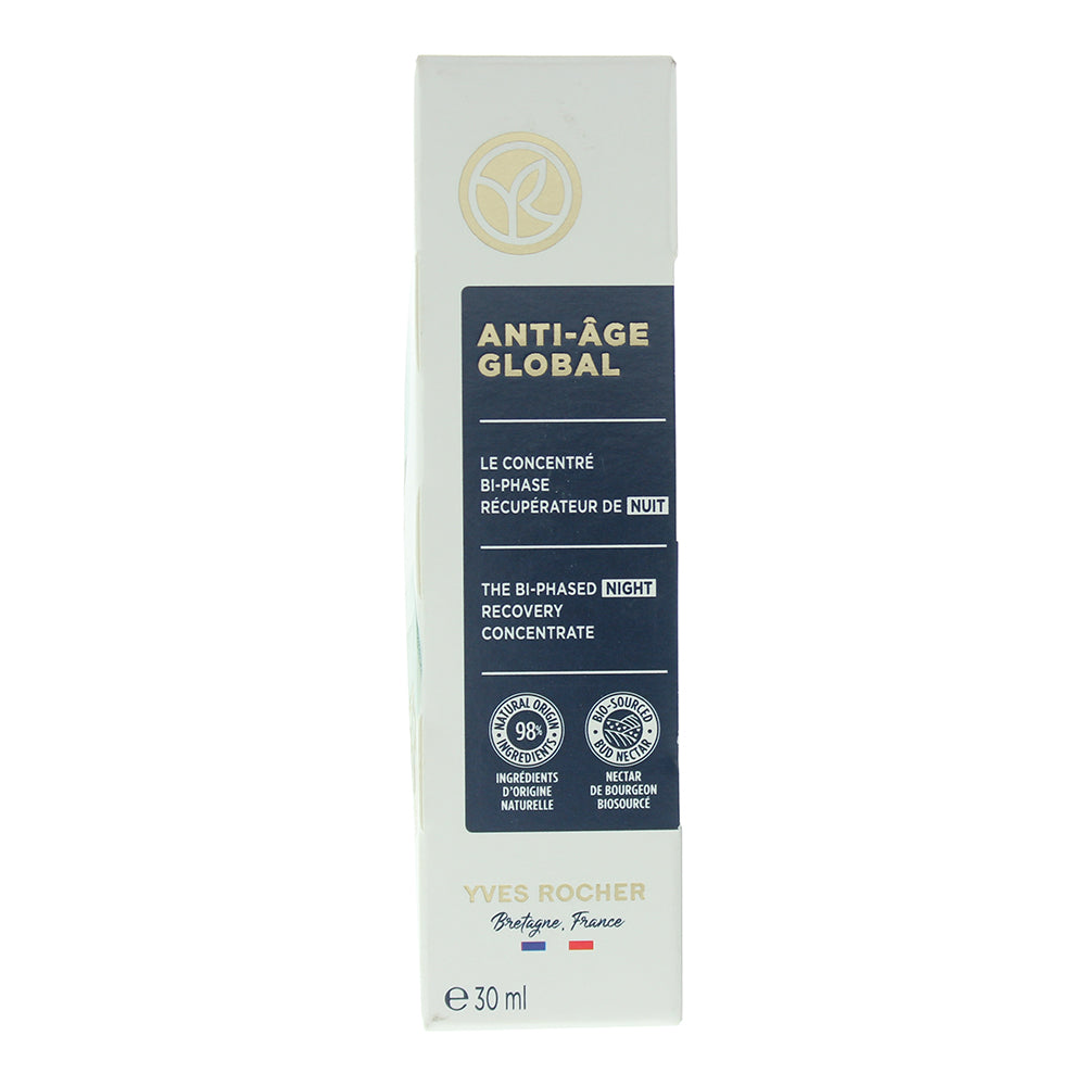 Yves Rocher Anti Age Global The Bi-Phased Night Recovery Concentrate Serum 30ml - Box