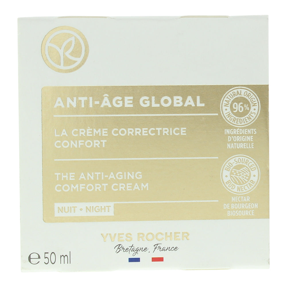 Yves Rocher Anti Age Global Comfort Night Cream 50ml - Box