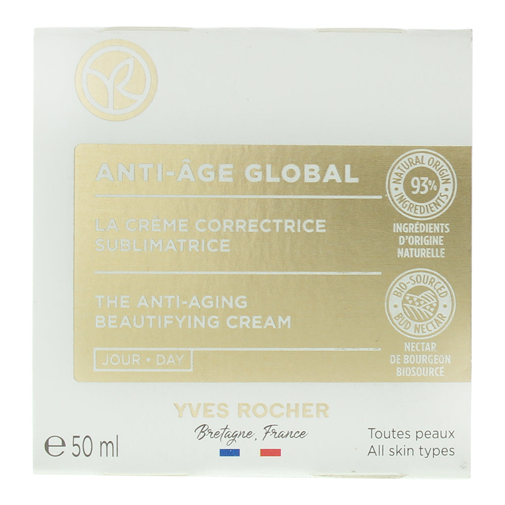 Yves Rocher Anti Age Global Beautyfying Day Cream 50ml - Box