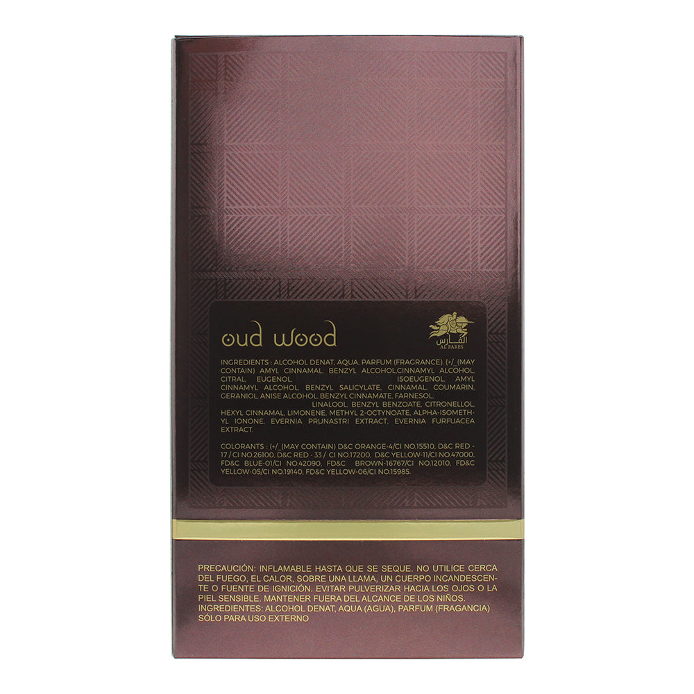 Al Fares Oud Wood Eau de Parfum 100ml