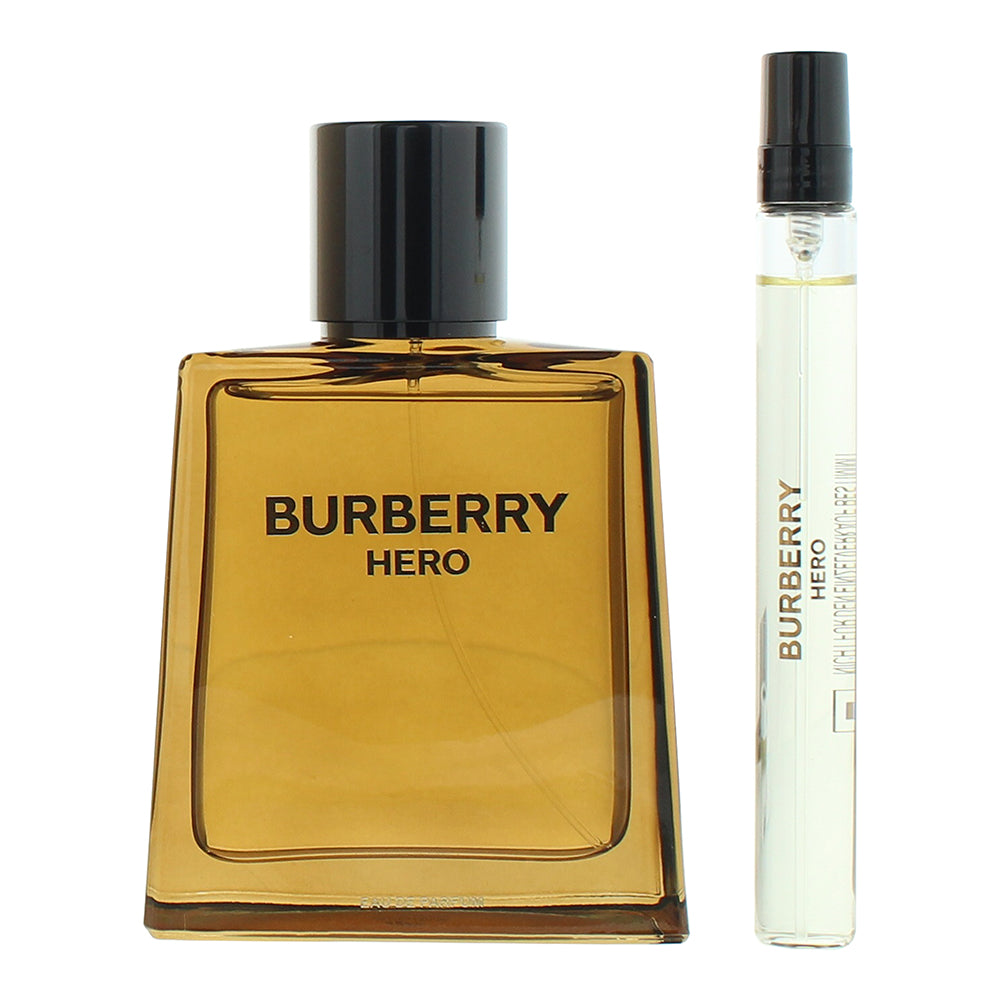 Burberry Hero 2 Piece Gift Set: Eau de Parfum 100ml - Eau de Parfum 10ml - Product