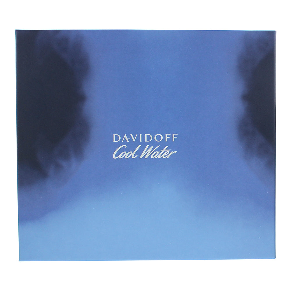 Davidoff Cool Water 3 Piece Gift Set: Eau de Toilette 125ml - Shower Gel 75ml -  - Box