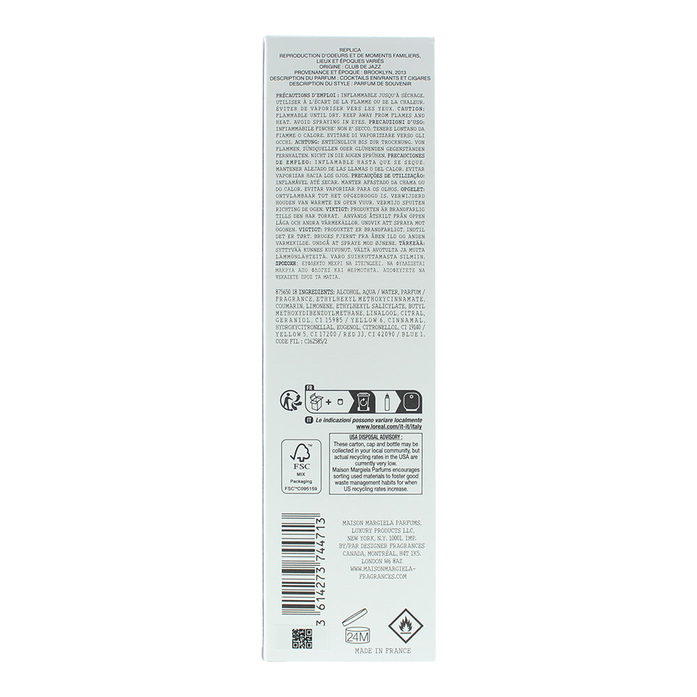 Maison Margiela Replica Jazz Club Refill Eau de Toilette 100ml