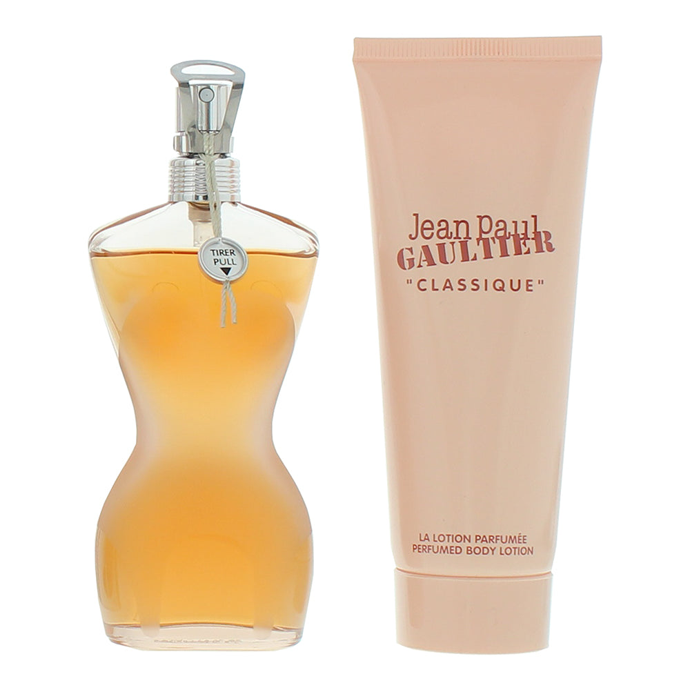 Jean Paul Gaultier Classique 2 Piece Gift Set: Eau de Toilette 50ml - Body Lotio - Product