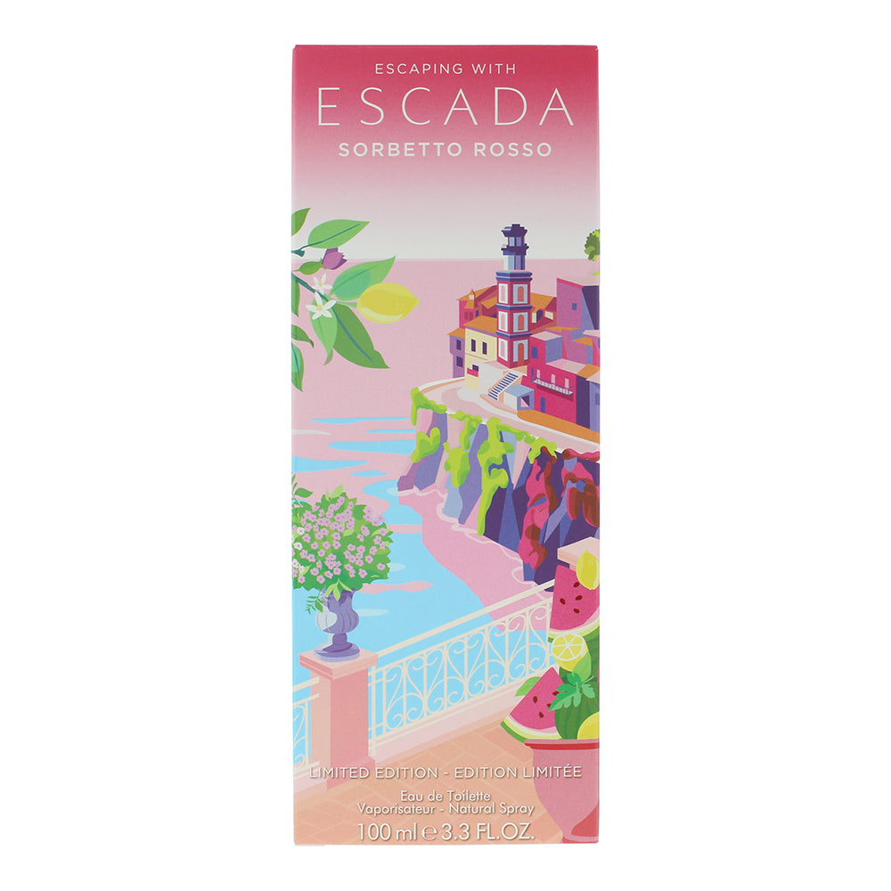 Escada Sorbetto Rosso Limited Edition Eau de Toilette 100ml - Box