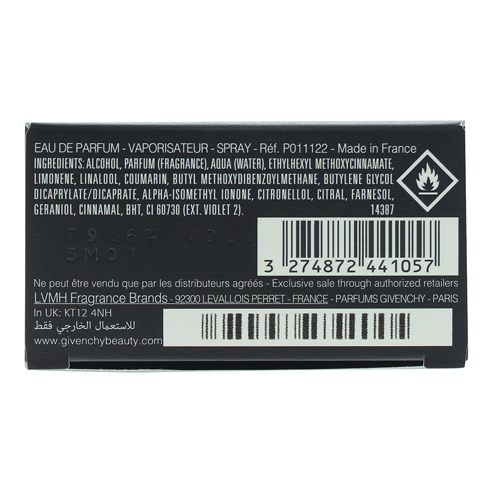 Givenchy Gentleman Boisée Eau de Parfum 100ml - Ingredients