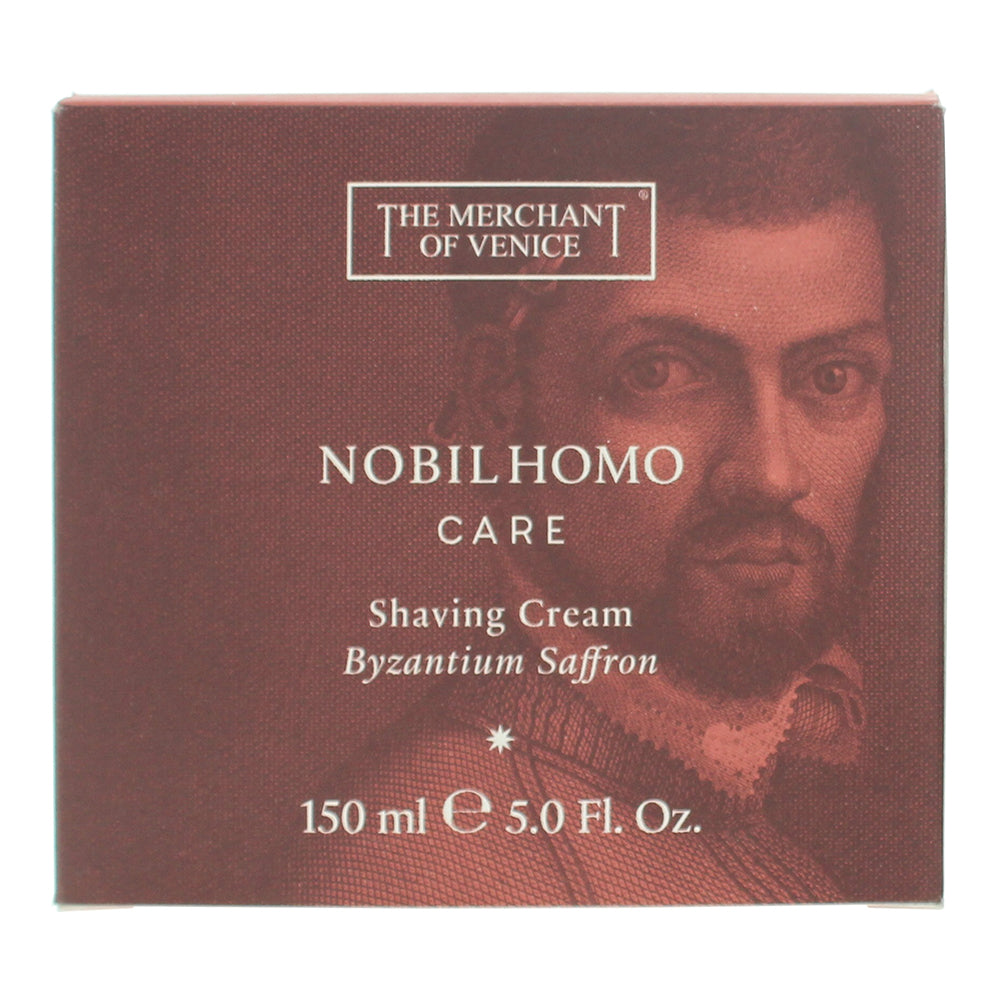 The Merchant Of Venice Nobil Homo Care Byzantium Saffron Shaving Cream 150ml - Box