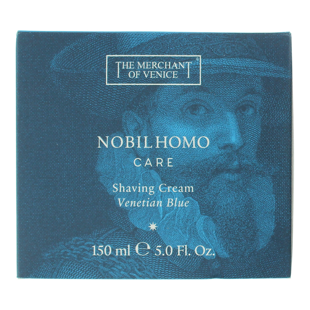 The Merchant Of Venice Nobil Homo Care Venetian Blue Shaving Cream 150ml - Box