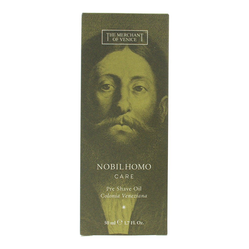 The Merchant Of Venice Nobil Homo Care Colonia Veneziana Pre-Shave Oil 50ml - Box