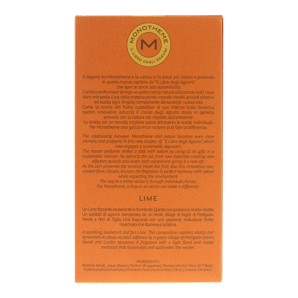 Monotheme Lime Eau de Toilette 100ml