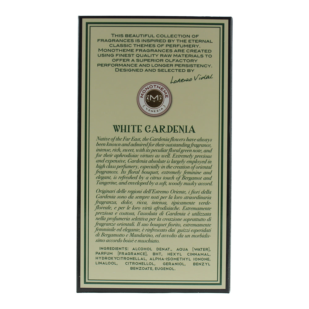 Monotheme White Gardenia Eau de Toilette 100ml