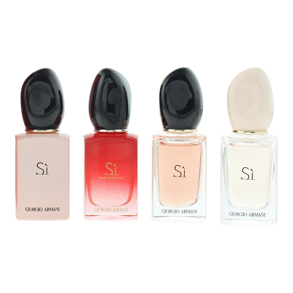 Giorgio Armani Si Miniatures 4 Piece Gift Set: Si Eau de Parfum 7ml -