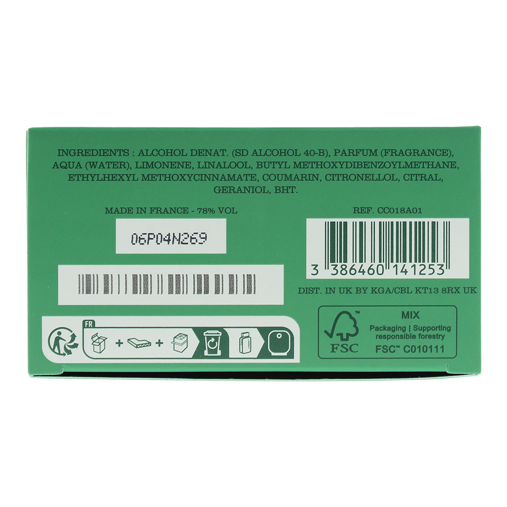 Coach Green Eau de Toilette 100ml - Ingredients