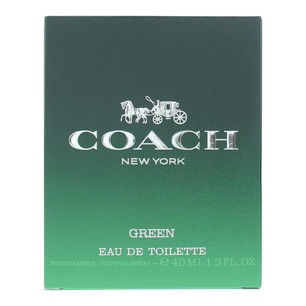 Coach Green Eau de Toilette 40ml - Box