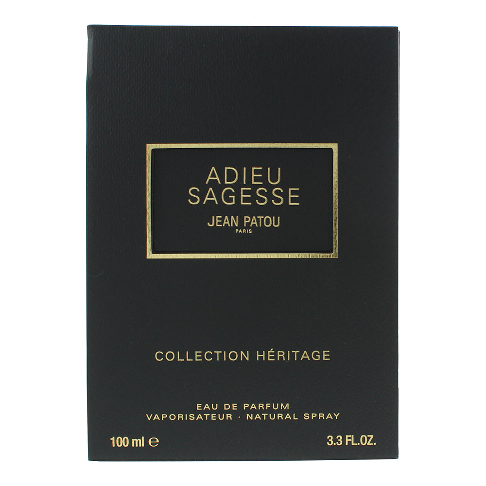 Jean Patou Collection Héritage Adieu Sagesse Eau de Parfum 100ml - Box