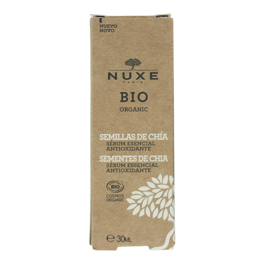 Nuxe Bio Organic Chia Seeds Essential Antioxidant Serum 30ml - Box