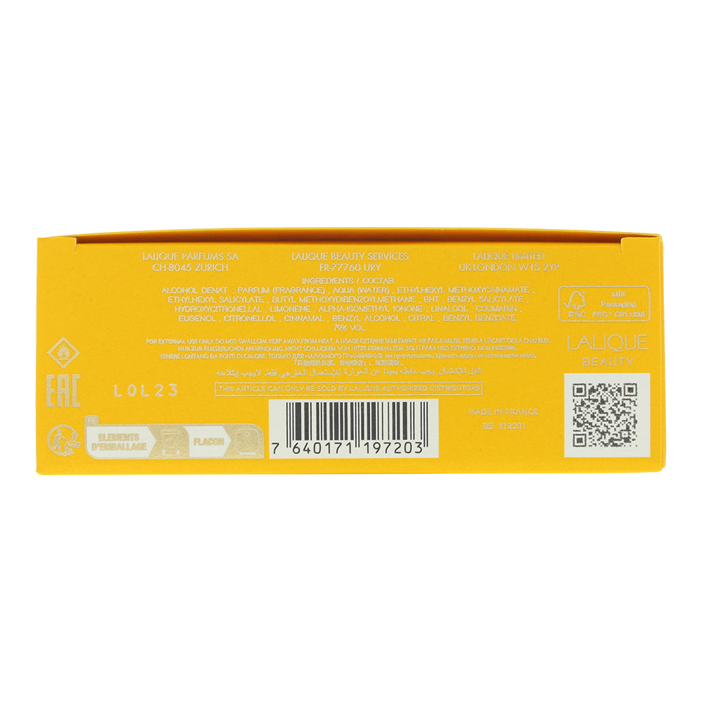 Lalique Soleil Vibrant Eau de Parfum 100ml