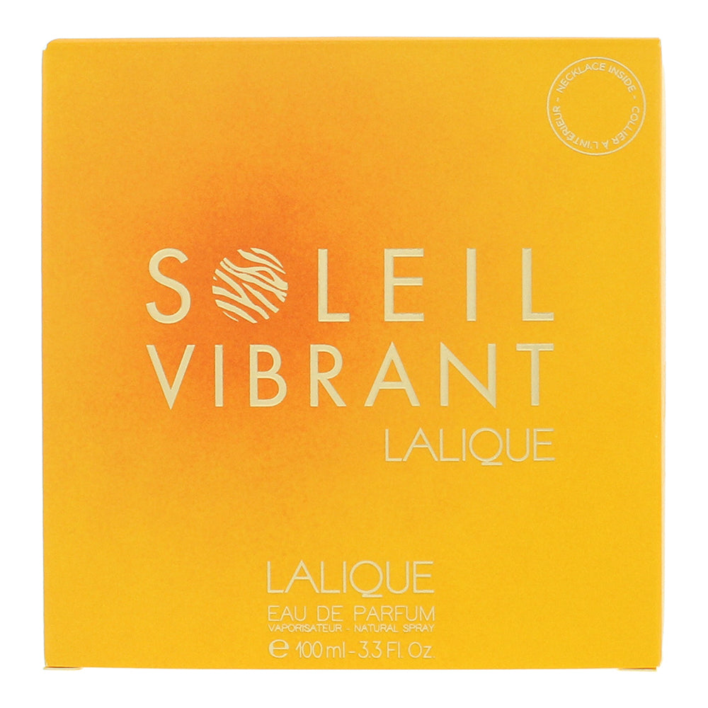 Lalique Soleil Vibrant Eau de Parfum 100ml - Box