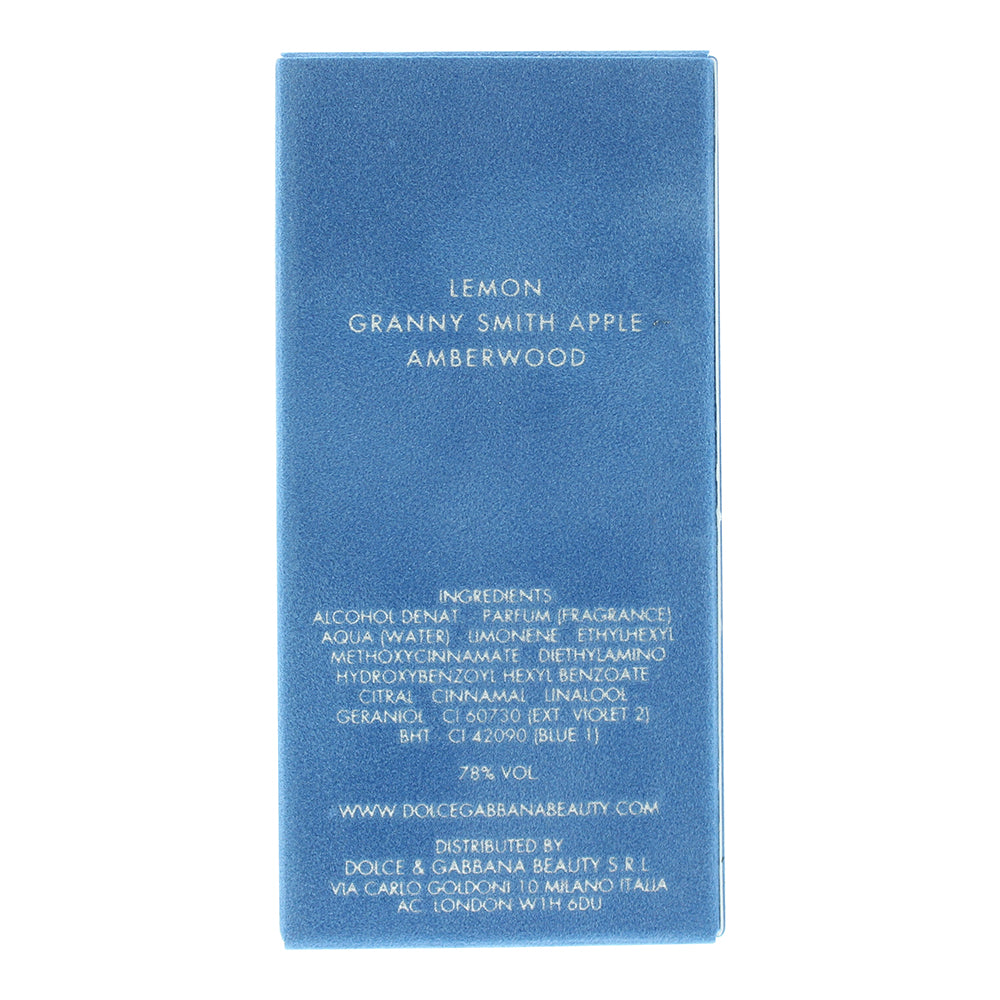 Dolce & Gabbana Light Blue Eau Intense Eau de Parfum 25ml - Ingredients