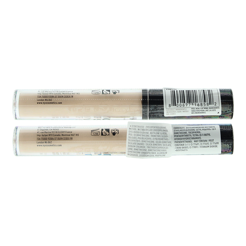 NYX Can't Stop Won't Stop 24H Matte Finish Vanilla Concealer 3.5ml