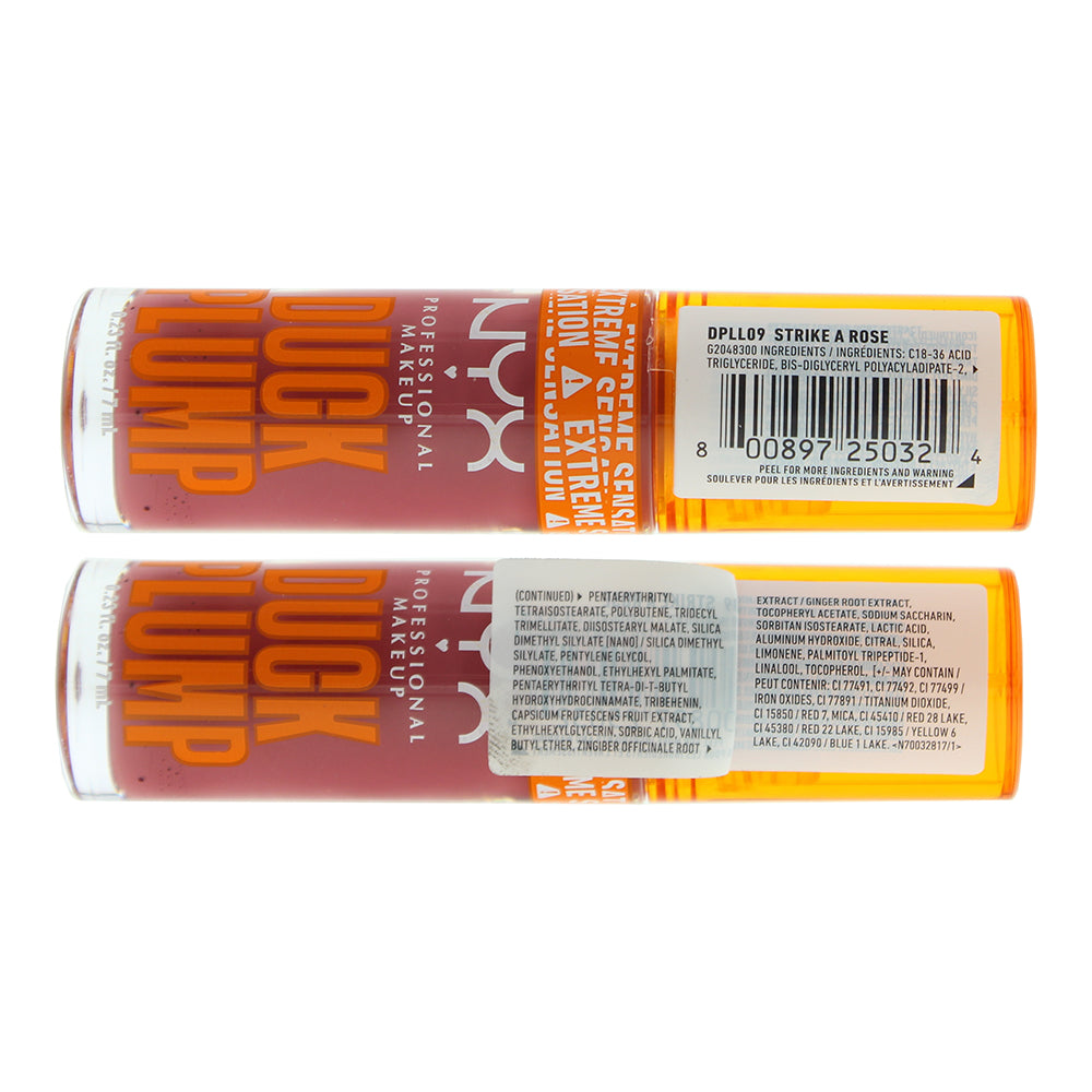 NYX Duck Plump 09 Strike A Rose Lip Plumper 7ml