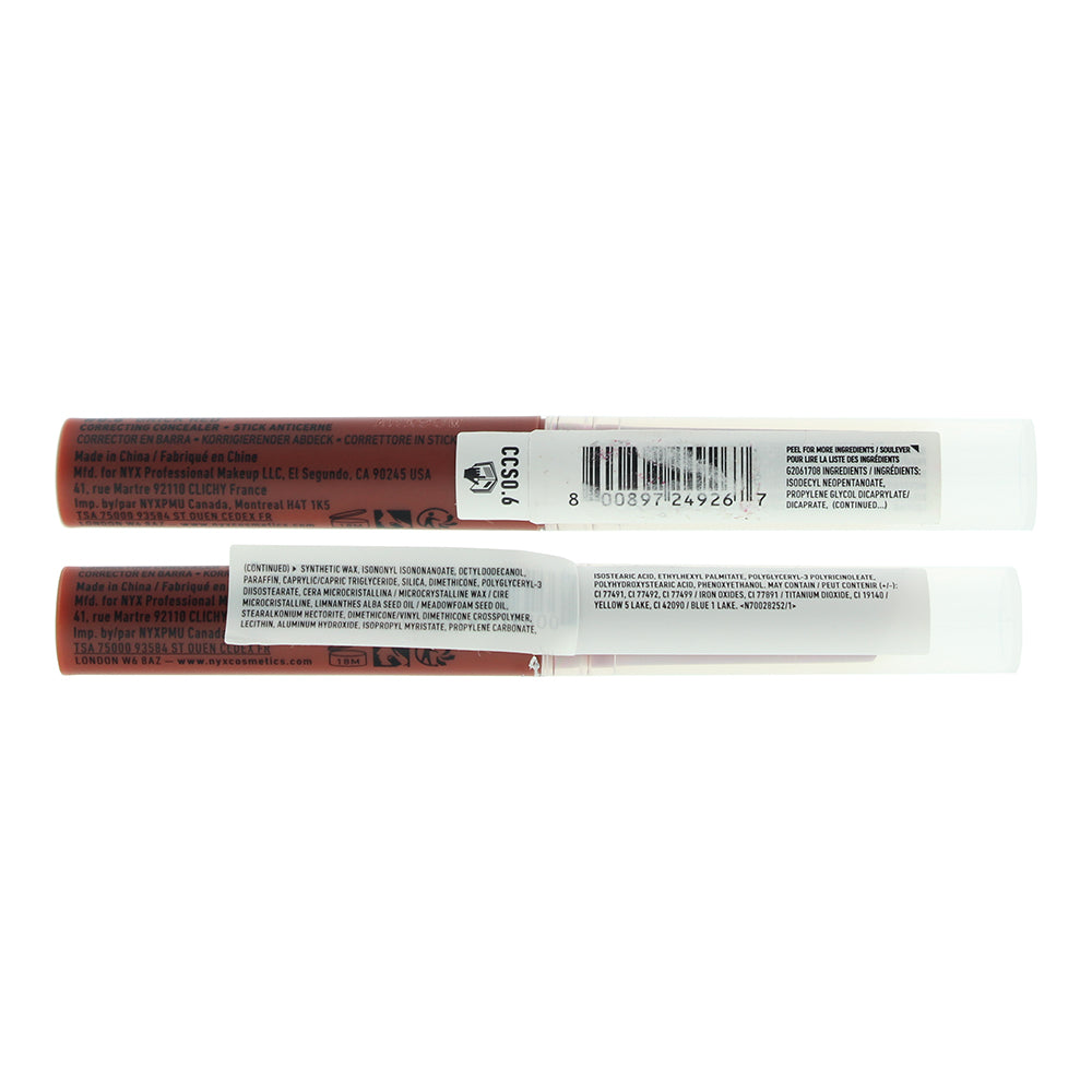 NYX Pro Fix Stick Correcting 0.6 Brick Red Concealer 1.6g