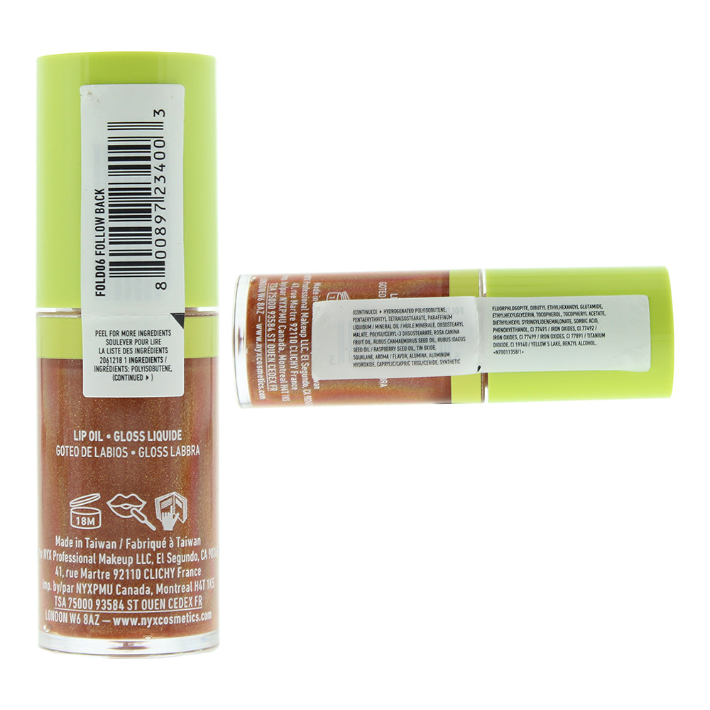 NYX Fat Oil Lip Drip Follow Back Lip Oil 4.8ml