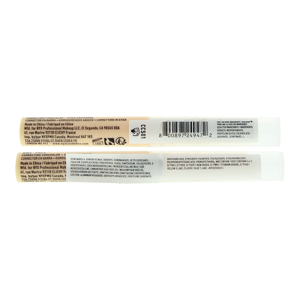 NYX Pro Fix Stick Correcting 01 Pale Concealer 1.6g