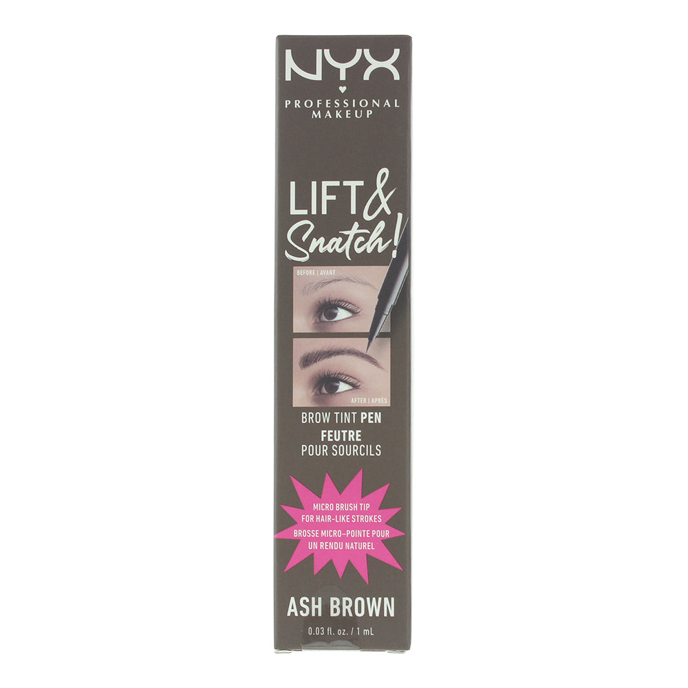 NYX Lift & Snatch Brow Tint Ash Brown Pencil 1ml - Box