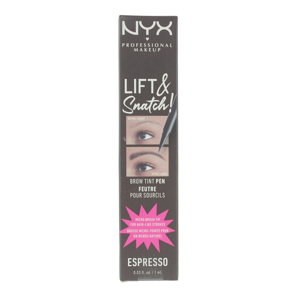 NYX Lift & Snatch Brow Tint Espresso Pencil 1ml - Box