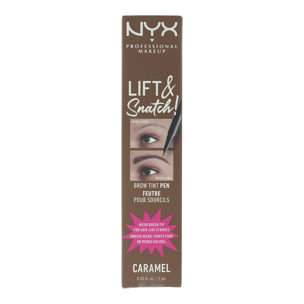 NYX Lift & Snatch Brow Tint Caramel Pencil 1ml - Box