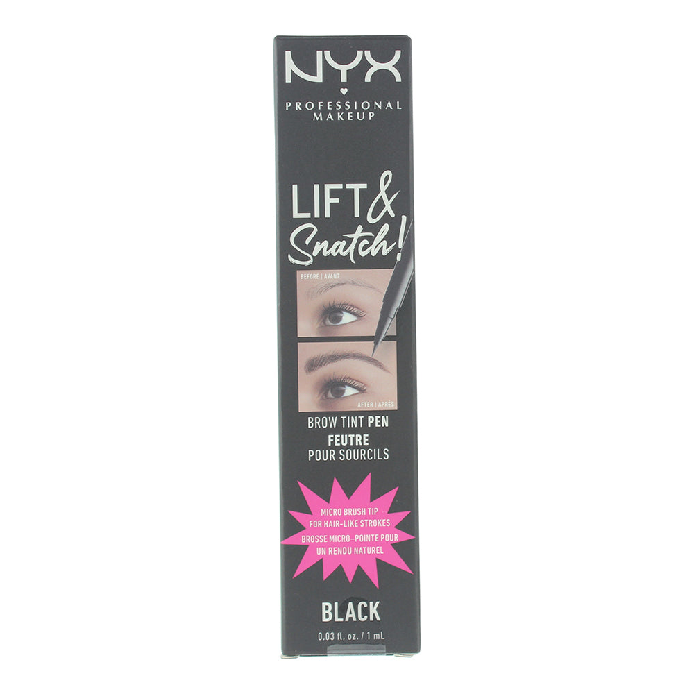 NYX Lift & Snatch Brow Tint Black Pencil 1ml - Box