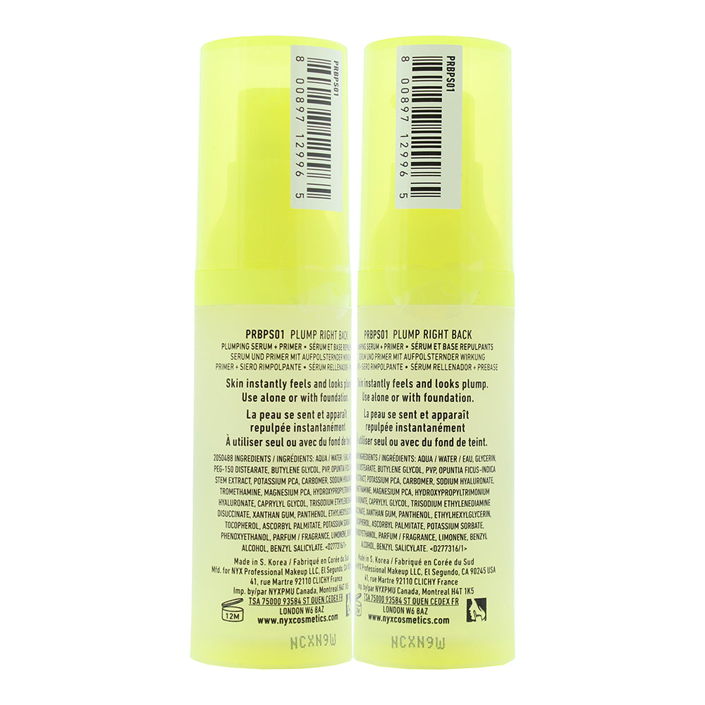NYX Plump Right Back Serum + Primer 30ml