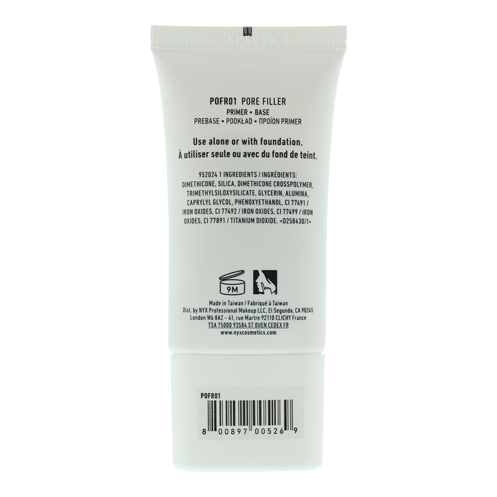 NYX Pore Filler Primer 20ml - Ingredients
