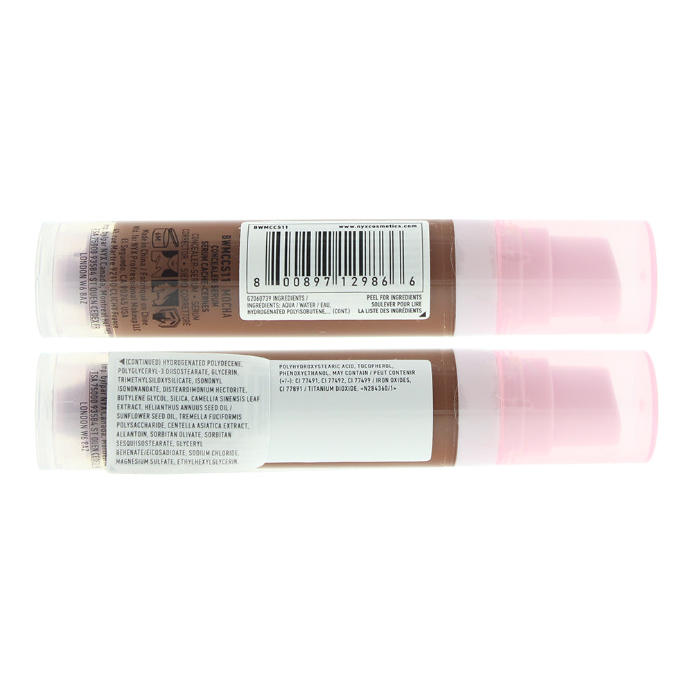 NYX Bare With Me Serum 11 Mocha Concealer 9.6ml