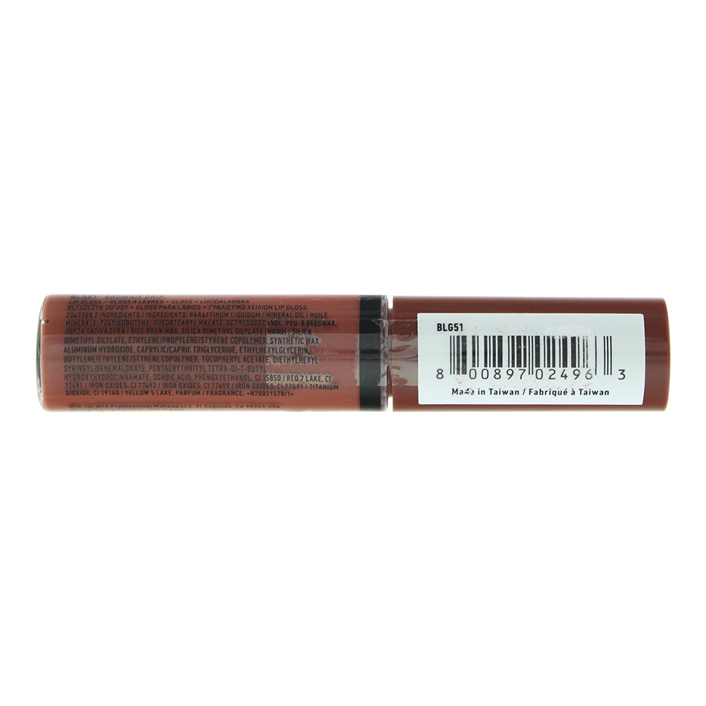 NYX Butter Gloss 51 Brownie Drip Lip Gloss 8ml