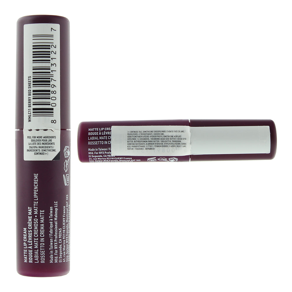 NYX Smooth Whip Berry Bed Sheets Lip Cream 4ml